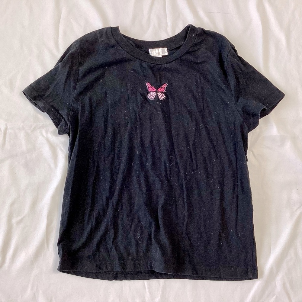 Belle Tweed Butterfly Tee